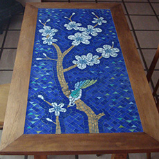 Mesa rama de cerezo